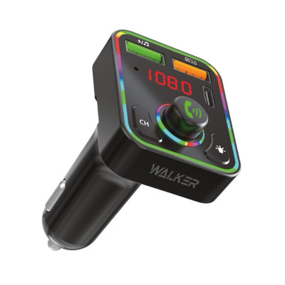 FM трансмітер Walker WAFM-510 black FM трансмітер Walker WAFM-510 black