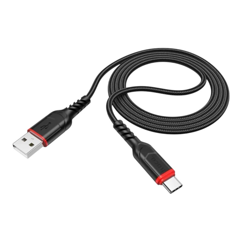 USB кабель Hoco X59 Type-C black 3m USB кабель Hoco X59 Type-C black 3m