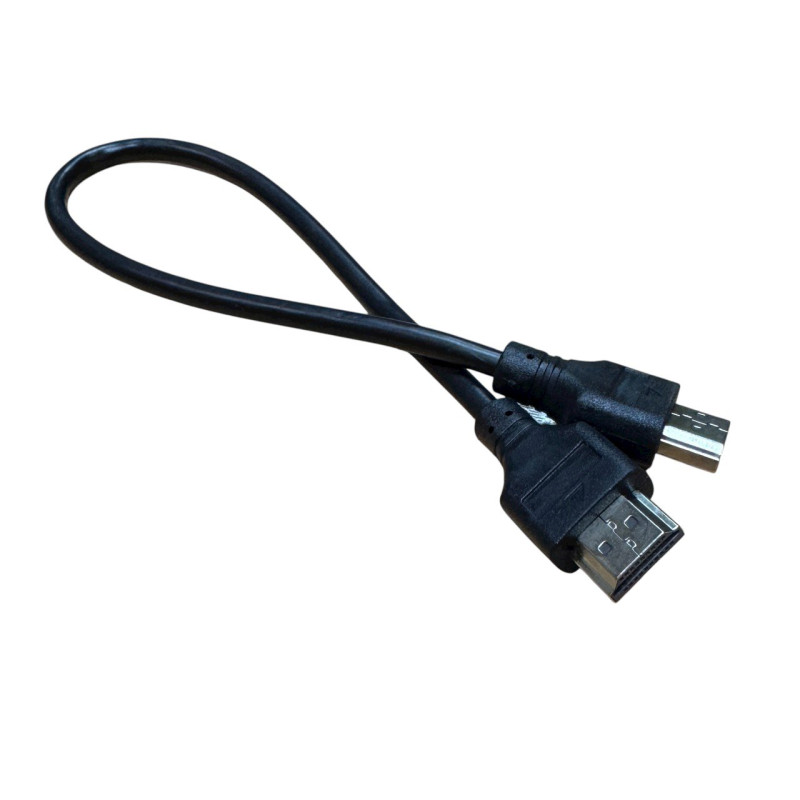 Кабель HDMI на HDMI 0.3 метра black Кабель HDMI на HDMI 0.3 метра black