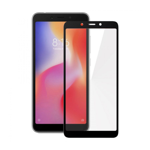 Захисне скло Glass Xiaomi Redmi 6, 6A Full Glue black Захисне скло Glass Xiaomi Redmi 6, 6A Full Glue black