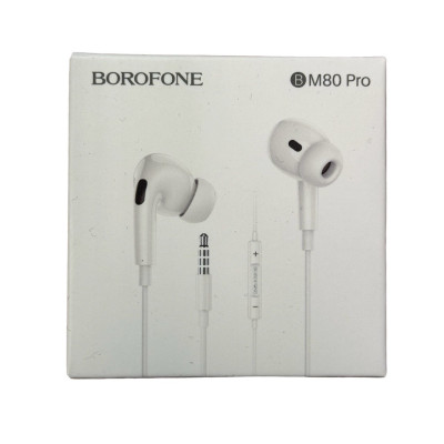 Навушники Borofone BM80 Pro з мікрофоном white Навушники Borofone BM80 Pro з мікрофоном white