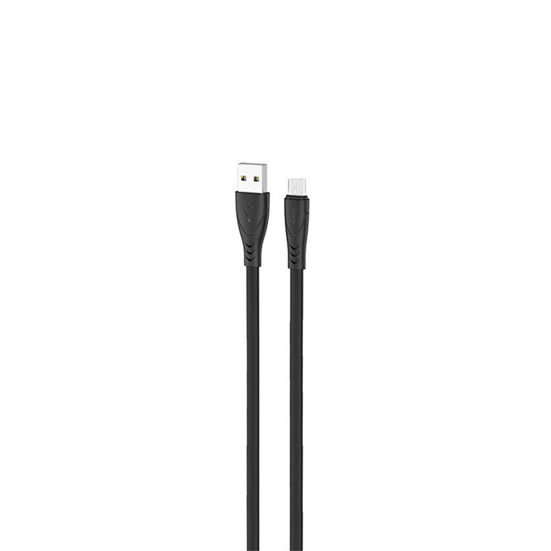 USB кабель Hoco X42 Soft Silicone microUSB black