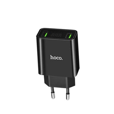 Зарядний пристрій Hoco C25A 2 USB 2200 mA black Зарядний пристрій Hoco C25A 2 USB 2200 mA black