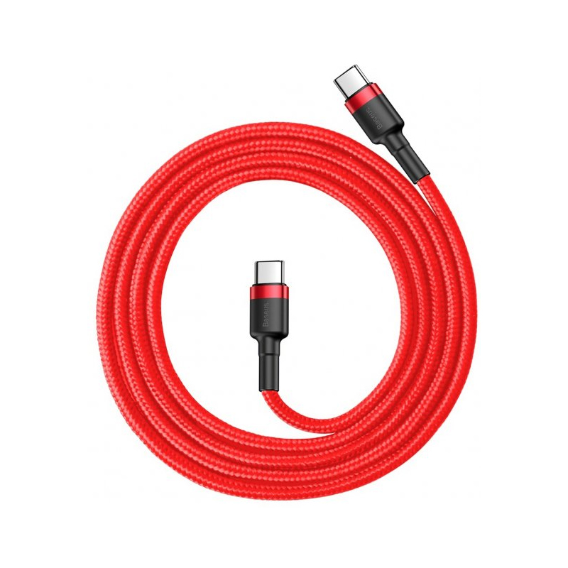 USB кабель Baseus Type-C to Type-C CATKLF-G09 red