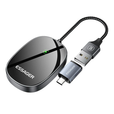Перехідник Essager BY960 для бездротового CarPlay Перехідник Essager BY960 для бездротового CarPlay