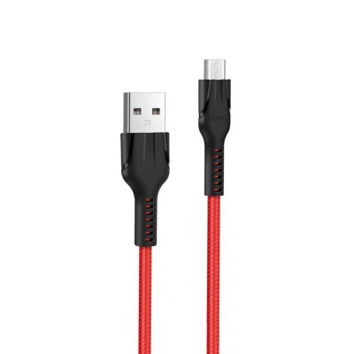 USB кабель Hoco U31 Benay microUSB red USB кабель Hoco U31 Benay microUSB red