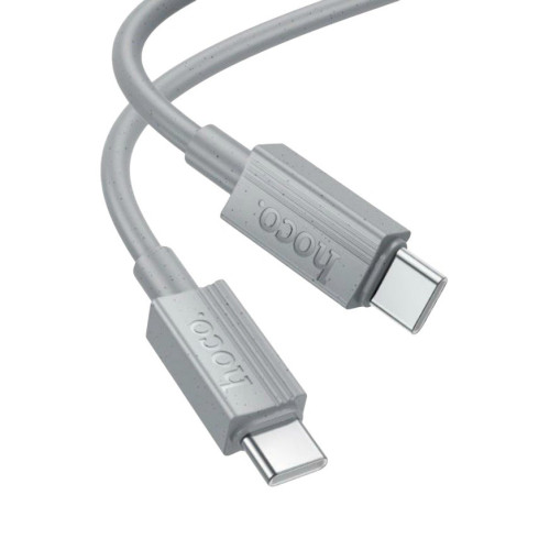 USB кабель Hoco X107 Type-C to Type-C gray