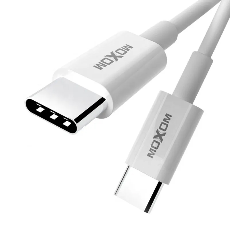 USB кабель Moxom CC-71A Type-C to Type-C white