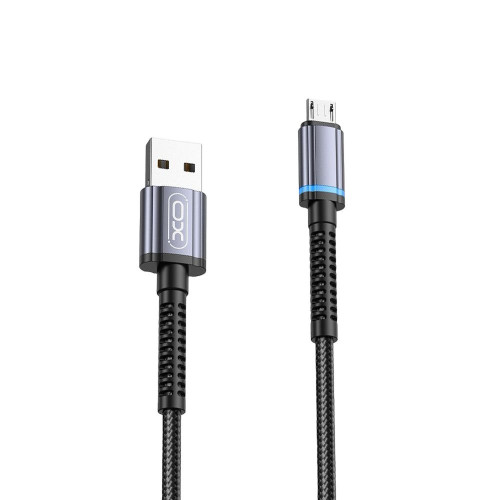 USB кабель XO NB215 microUSB black