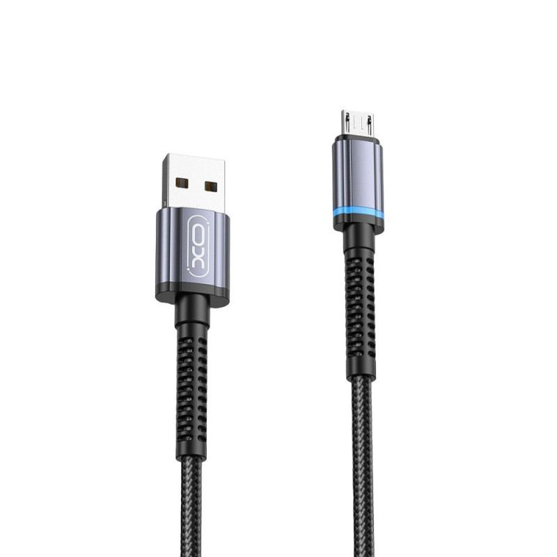 USB кабель XO NB215 microUSB black