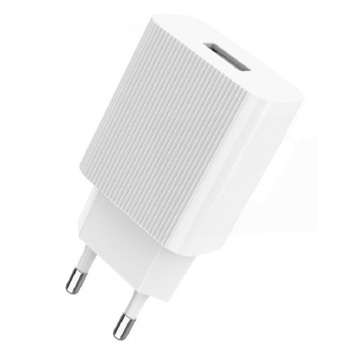 Зарядний пристрій XO L53 1 USB 2000 mA white