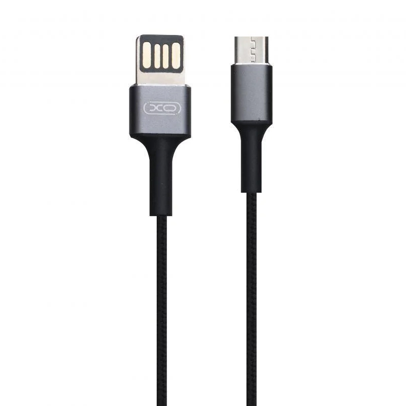 USB кабель XO NB116 microUSB black