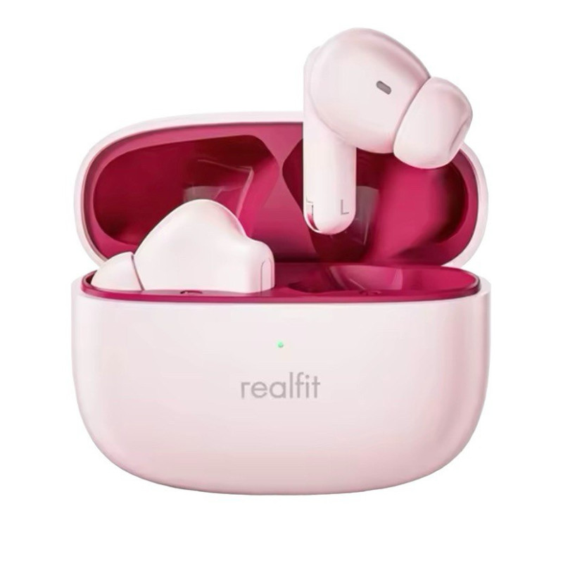 Навушники Bluetooth Realfit F3 ANC pink red