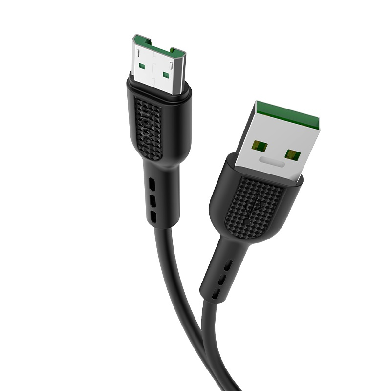 USB кабель Hoco X33 Surge 4А microUSB black