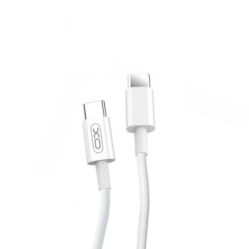 USB кабель XO NB124 Type-C to Type-C white