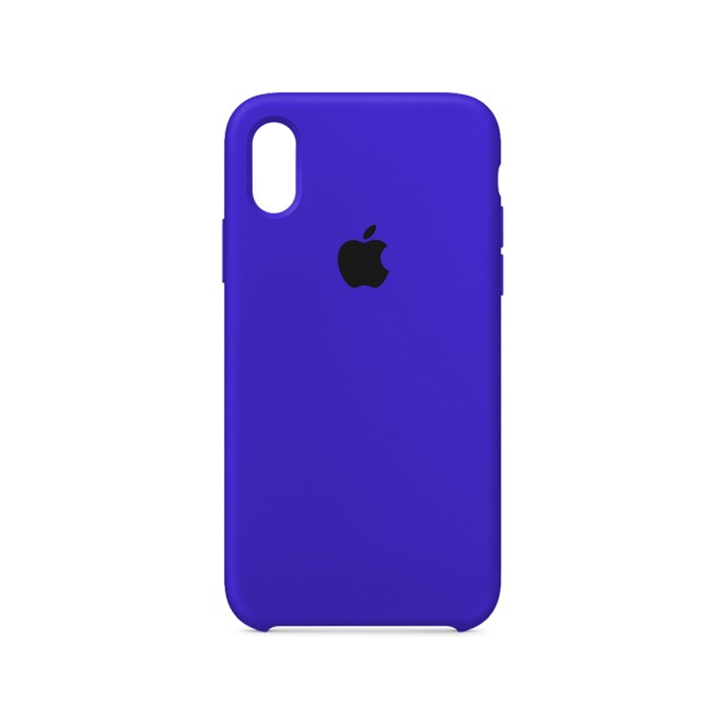 Накладка Original Silicone Case iPhone XS Max blue sapphire