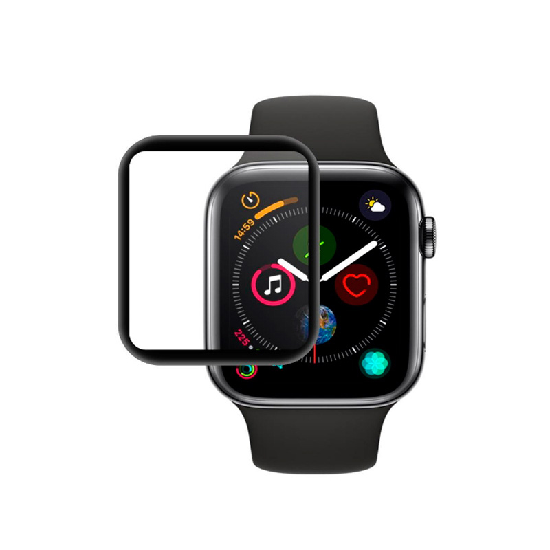 Захисне скло Glass Apple Watch 40 мм Polymer Nano black