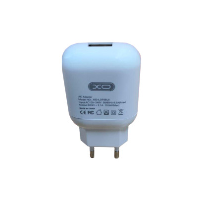 Зарядний пристрій XO L37 1 USB 2100 mA white Зарядний пристрій XO L37 1 USB 2100 mA white
