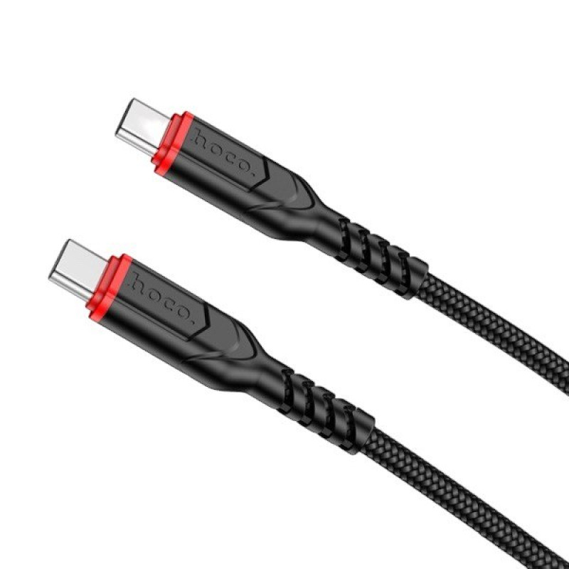 USB кабель Hoco X59 Type-C to Type-C 60W black