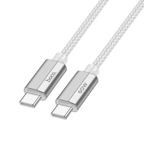 USB кабель Hoco U134 Type-C to Type-C gray 1.2m