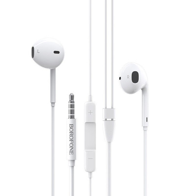 Навушники Borofone BM30 з мікрофоном white Навушники Borofone BM30 з мікрофоном white