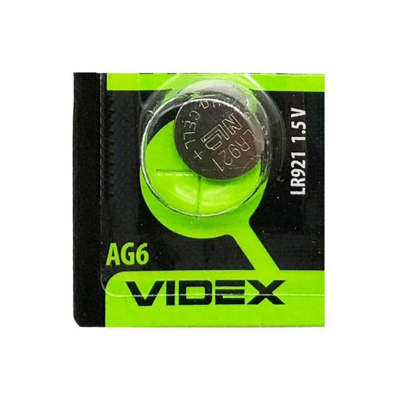 Батарейка Videx AG6 LR921 1.5V 1шт