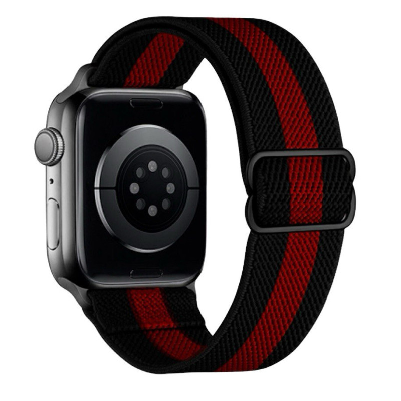 Ремінець для Apple Watch Hoco iWatch WA04 42, 44, 45, 49 black red