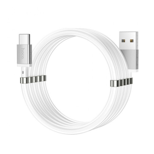 USB кабель Hoco U91 Magic Magnetic Type-C white