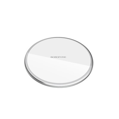 Бездротовий зарядний пристрій Borofone BQ3 silver