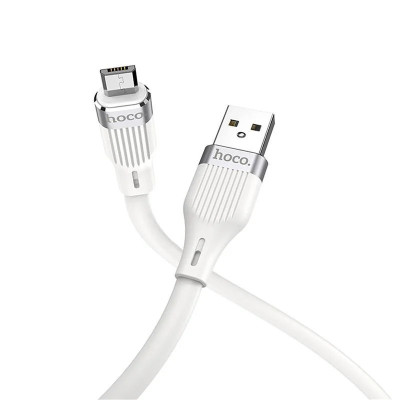 USB кабель Hoco U72 Forest Silicone microUSB white USB кабель Hoco U72 Forest Silicone microUSB white