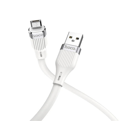 USB кабель Hoco U72 Forest Silicone microUSB white USB кабель Hoco U72 Forest Silicone microUSB white