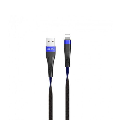 USB кабель Hoco U39 Lightning black blue USB кабель Hoco U39 Lightning black blue