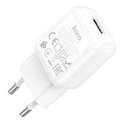 Зарядний пристрій Hoco C96A USB-A, 2.1A white