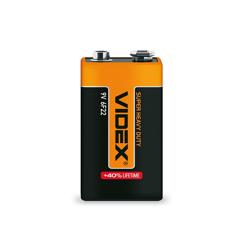 Батарейка Videx 6F22 Крона 9V 1шт