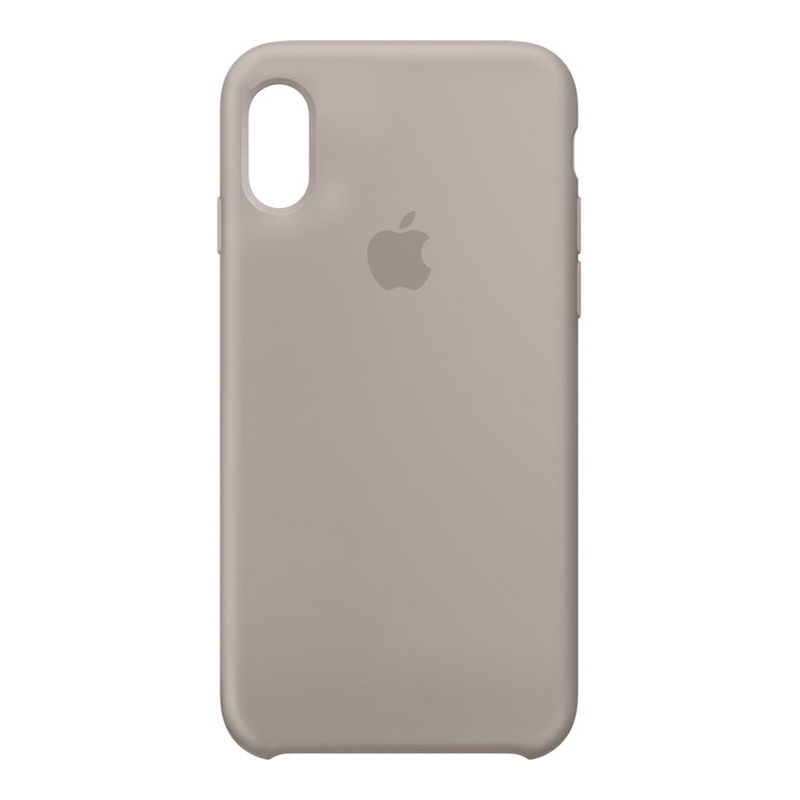 Накладка Original Silicone Case iPhone X, XS pebble