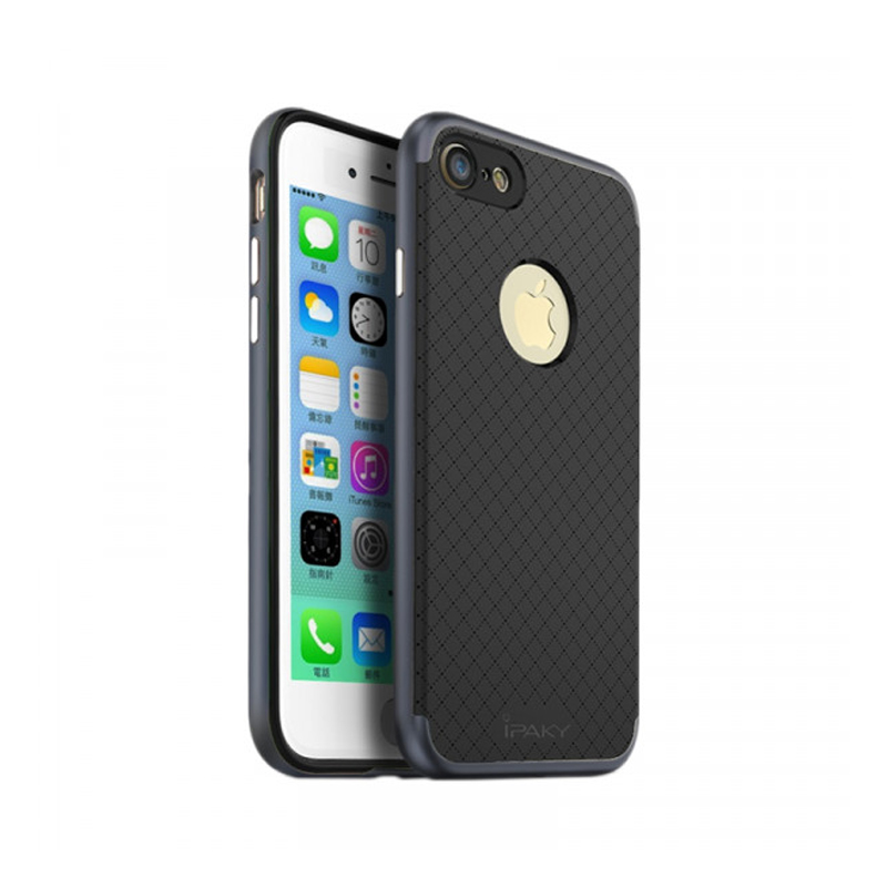 Накладка iPaky Carbon iPhone 7, 8, SE 2020 grey