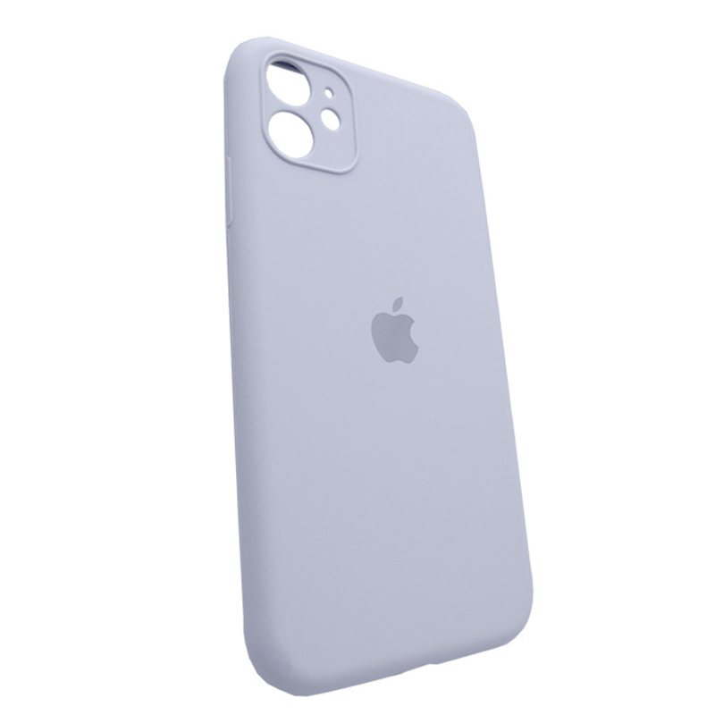 Накладка Original Silicone Case iPhone 11 lilac Close Camera