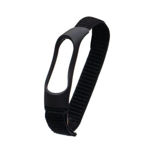 Ремінець для Xiaomi Mi Band 3, 4 Nylon black Ремінець для Xiaomi Mi Band 3, 4 Nylon black