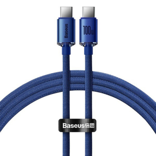 USB кабель Baseus Type-C to Type-C CAJY000603 100W blue 1.2m USB кабель Baseus Type-C to Type-C CAJY000603 100W blue 1.2m
