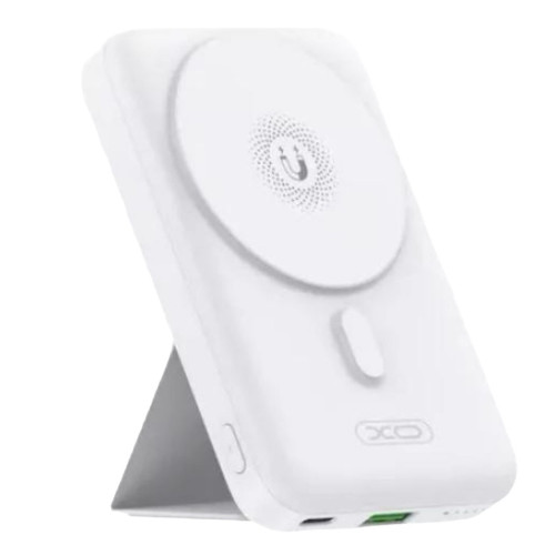 Зовнішній акумулятор XO PR211 10000 mAh 15W PD 20W white magnetic wireless charger Зовнішній акумулятор XO PR211 10000 mAh 15W PD 20W white magnetic wireless charger
