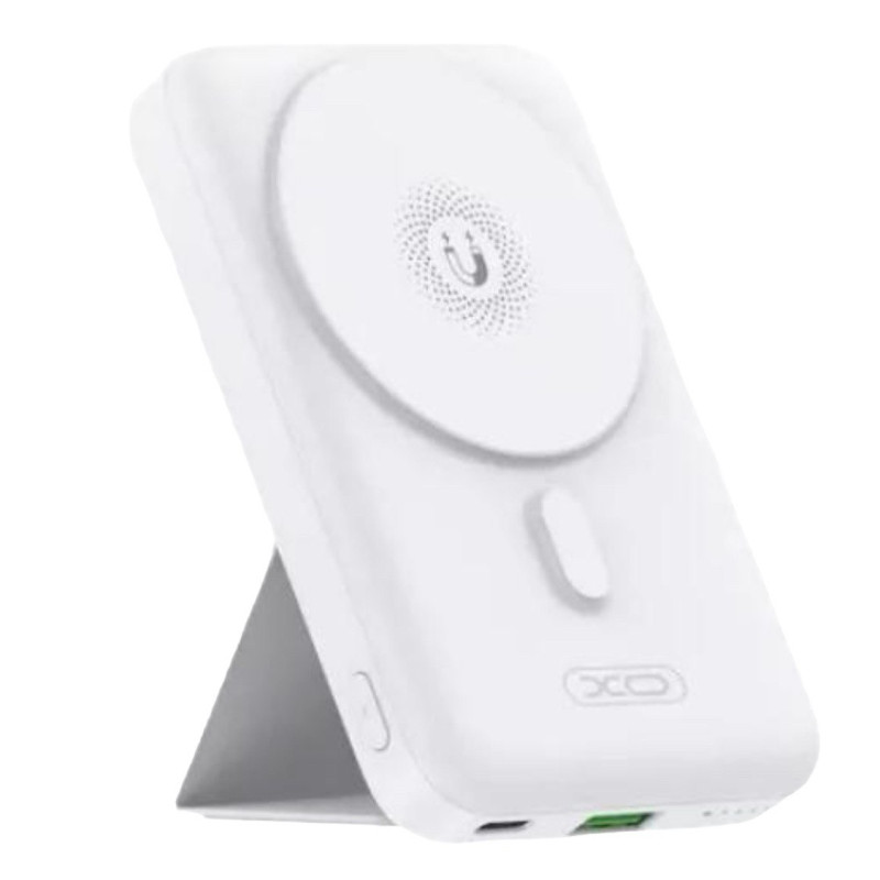 Зовнішній акумулятор XO PR211 10000 mAh 15W PD 20W white magnetic wireless charger