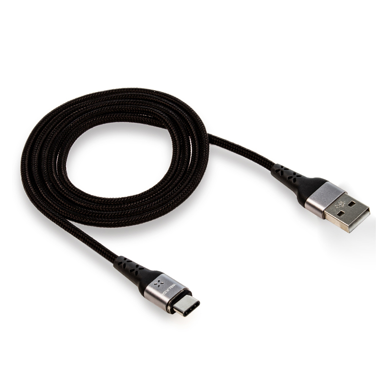 USB кабель Walker C970 Type-C магнітний з передачею даних black