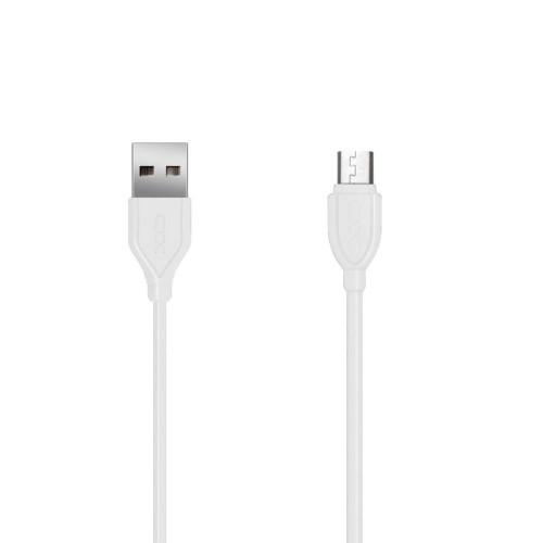 USB кабель XO NB8 microUSB white