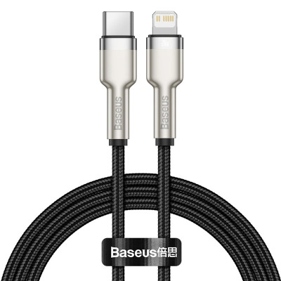 USB кабель Baseus CATLJK-A01 Type-C to Lightning black USB кабель Baseus CATLJK-A01 Type-C to Lightning black