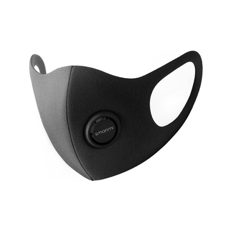Захисна маска з клапаном Xiaomi SmartMi KN95 розмір L grey (QHXFMKZ, 01ZM, SCY4023RT)