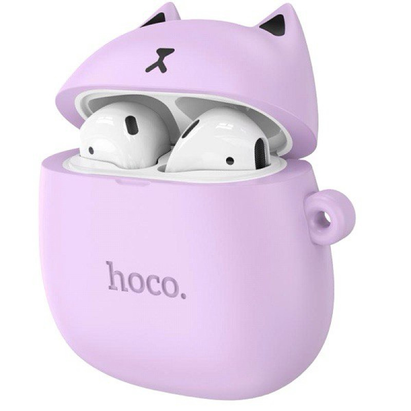Навушники Bluetooth Hoco EW45 lilac cat
