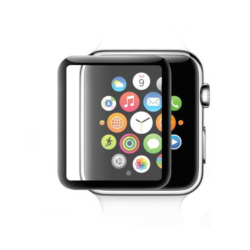 Захисне скло Glass Apple Watch 42 мм Polymer Nano black