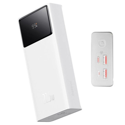 Зовнішній акумулятор Baseus Star-Lord 30000 mAh 22.5W White PPXJ060102 Зовнішній акумулятор Baseus Star-Lord 30000 mAh 22.5W White PPXJ060102