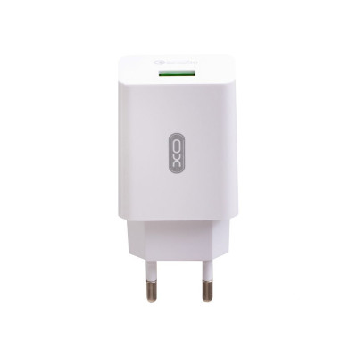 Зарядний пристрій XO L36 1 USB 3000 mA QC 3.0 quick charge white Зарядний пристрій XO L36 1 USB 3000 mA QC 3.0 quick charge white