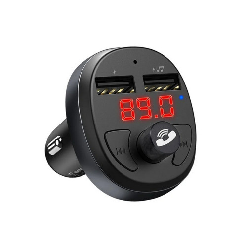 FM трансмітер Hoco E41 in-car audio wireless black FM трансмітер Hoco E41 in-car audio wireless black